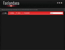 Tablet Screenshot of faelandaea.com